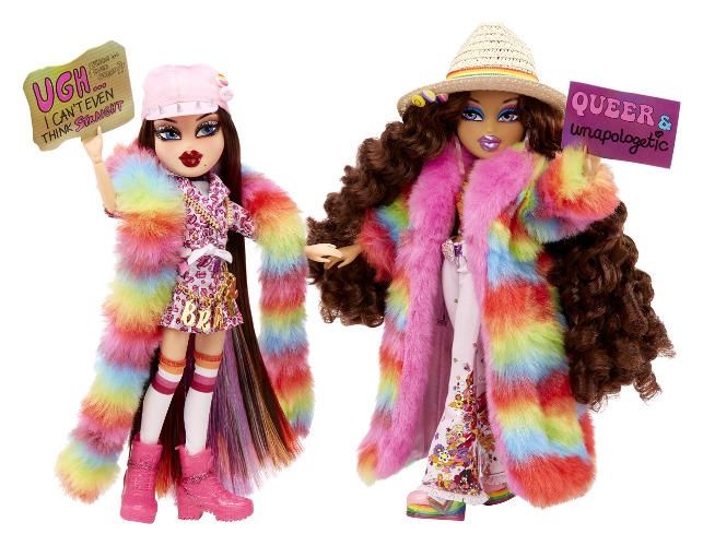 Bratz Pride Month Special Edition Designer Dolls by JimmyPaul - ROXXI & NEVRA - 2 Fashion Dolls, Outfits, Posters, Accessories, Doll Stands & More - Fully Articulated - Collectible for Kids 3+ Years