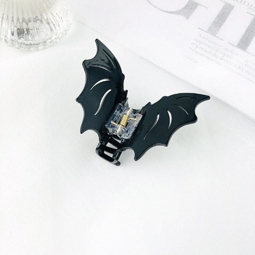 Black Bat Hair Pin Clip - Black