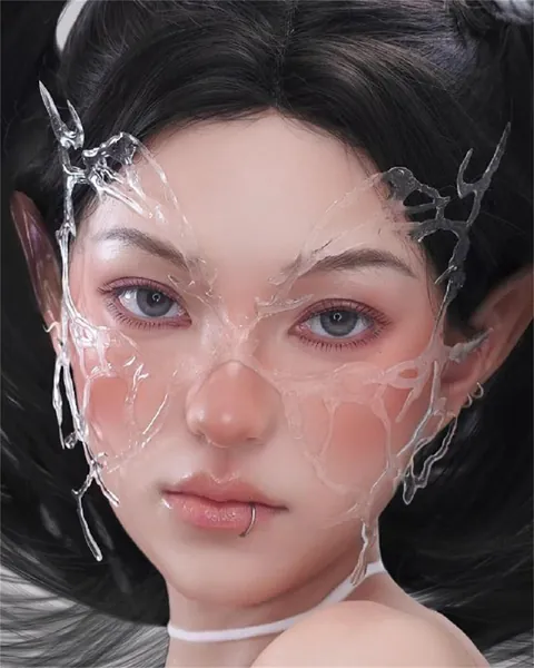 New Niche Designs, Alien Fluid Finishes, Anime Transparent Butterfly Finishes, Y2K Style, High-end Unisex