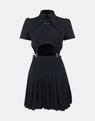 Gothic Metal Paneled Dress