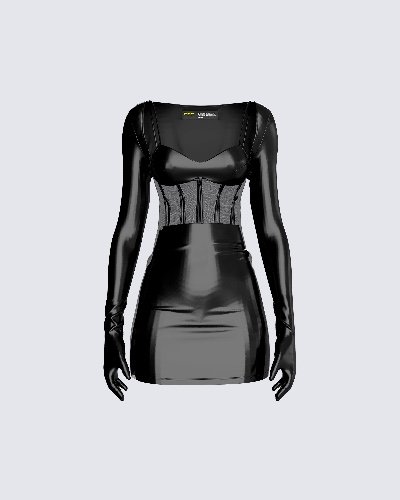 Cecilia Black Dress & Shrug | S