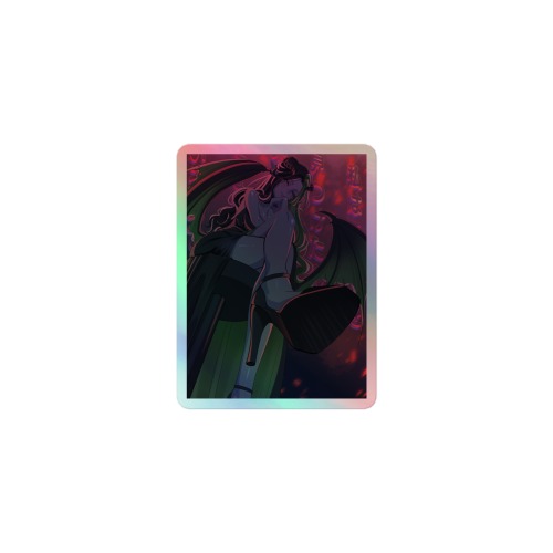 "Kneel" Holographic Sticker