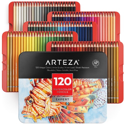Professional Watercolor Pencils - Set of 120 | Default Title