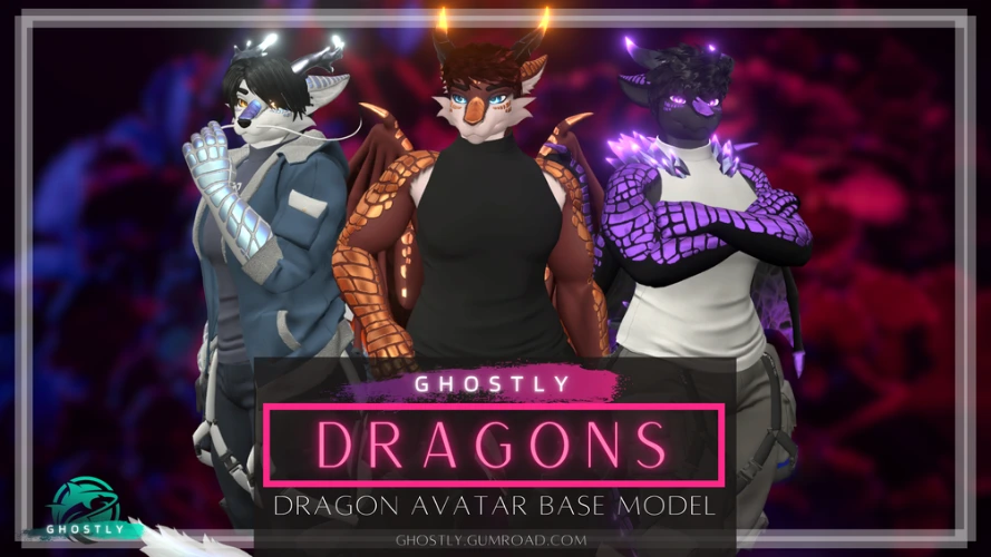 Ghostly Male Dragons (18+)