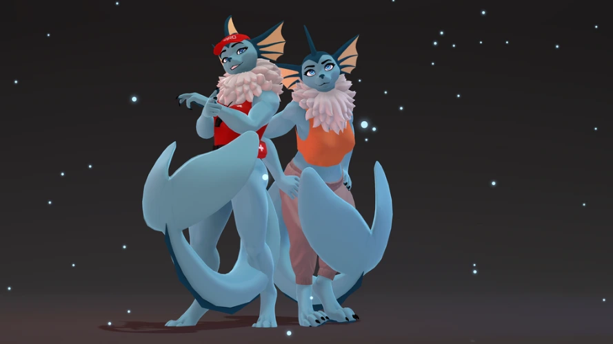 Aqua Fox VRChat Base Model