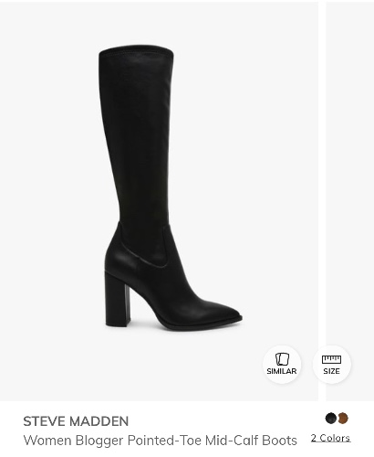 Steve Madden mid calf boot 