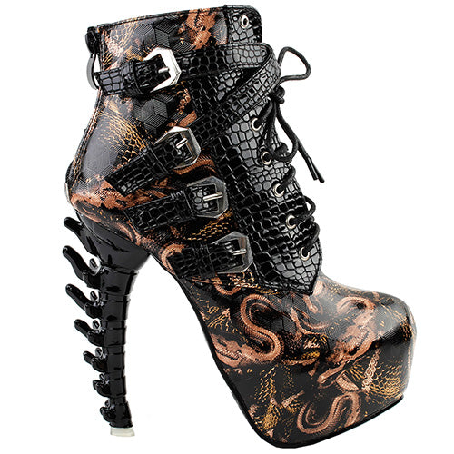 Slithering Booties - Brown / 6