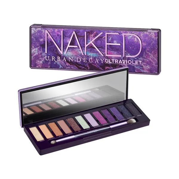 Urban Decay Lidschatten-Palette, 12 schimmernde und matte Violett-Töne, Naked Ultraviolet Eyeshadow Palette, 15,6 g - Naked Ultraviolett