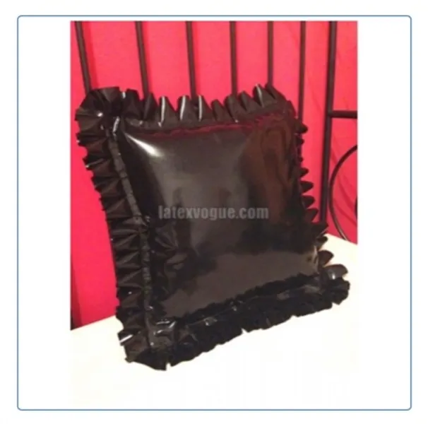 Latex frilly pillow