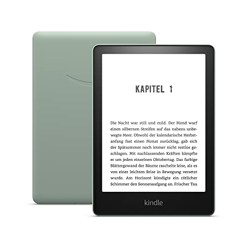 Kindle Paperwhite (16 GB) – Jetzt mit 6,8-Zoll-Display (17,3 cm) und verstellbarer Farbtemperatur – mit Werbung - Agavengrün - Agavengrün - 16 GB - Mit Werbung - Ohne Kindle Unlimited