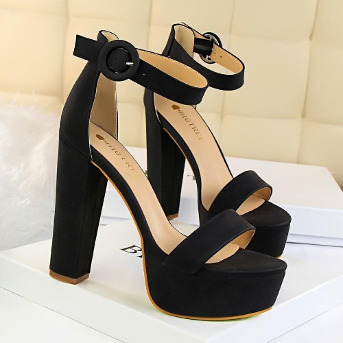 Sugarbaby Heels - Black / 7