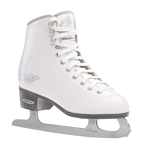 Rollerblade Bladerunner Ice Aurora Women's Adult Figure Ice Skates - White - 8