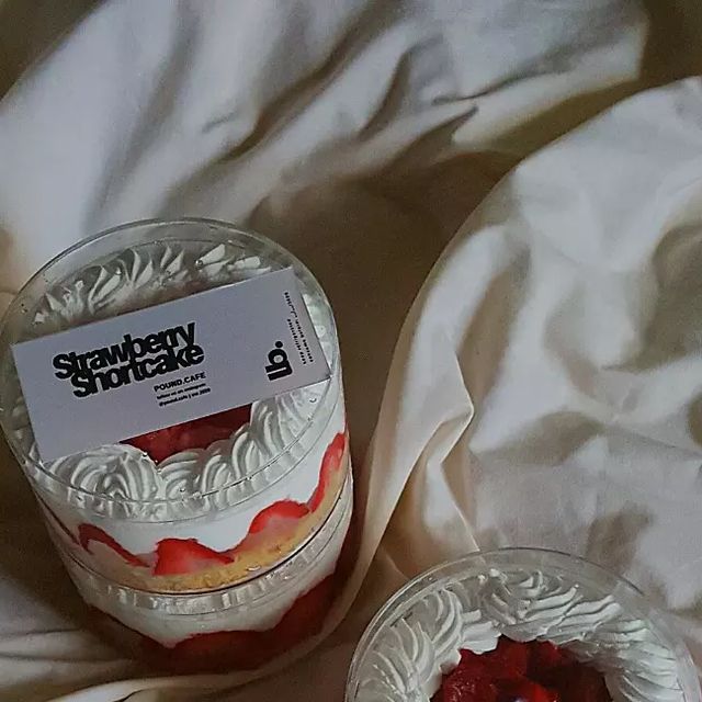 Strawberry shortcake from Pound Cafe