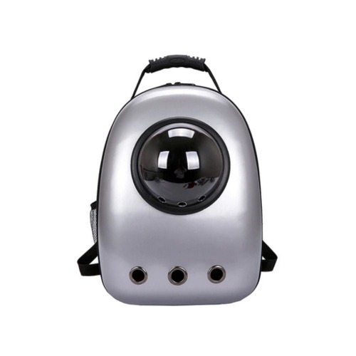 Pet Hardshell Traveling Backpack - Gray