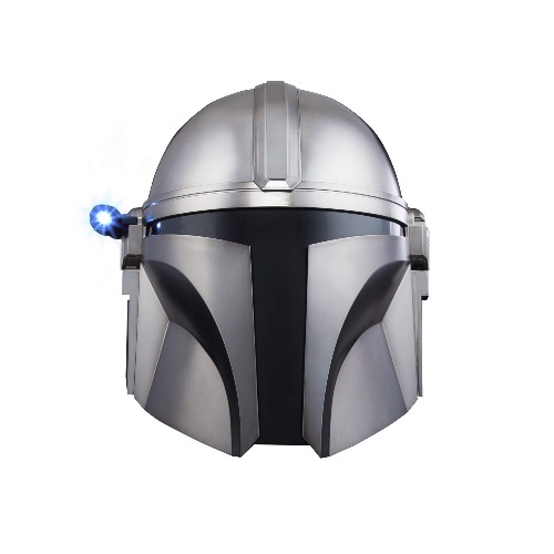 Hasbro Star Wars Wars The Black Series The Mandalorian elektronischer Premium Helm Rollenspielprodukt, Silber, One Size