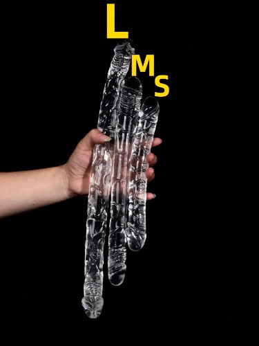 1PC Double Headed Penis Realistic Anal Long Fake Penis Soft And Flexible Double Ended Dildo, Props, G-Point Stimulator, Female Masturbation, Mutual Experience - For Anal And Vaginal Use, While Also Used In The Backyard, Female Adult Products,Sex Tools,Tool Sex,Sex Toys