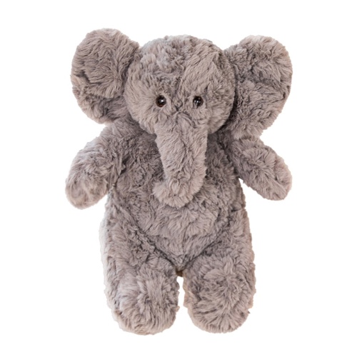 Fluffy Elephant Plush (3 SIZES) - 12" / 30 cm