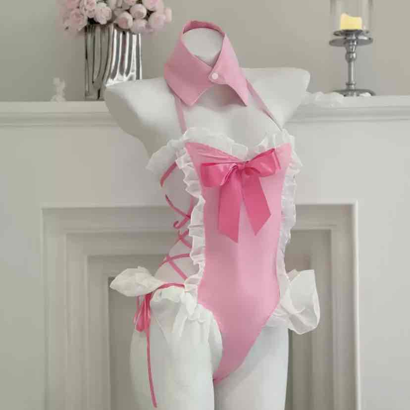Pink Bow Lingerie