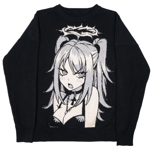 Ride Or Die Knitted Sweatshirt - Medium