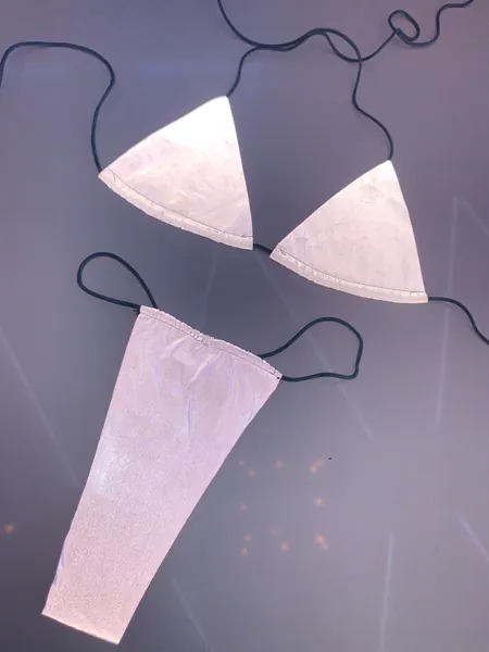 Reflective string bikini | Medium