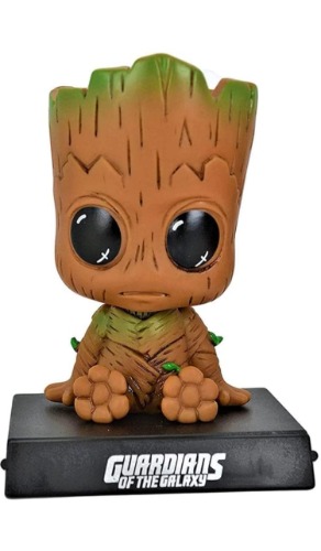 Ozzo Groot Bobblehead Action Figure Toy | PVC Action Figurine | Model Super Hero Toys Bobble Head (Groot,Pack of 1,0100)