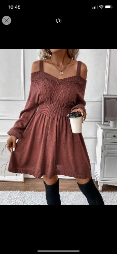 Fall off the shoulder dress 
