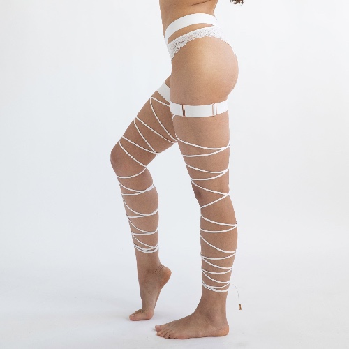 Crisscross Stay Up Crystal - L/XL/1X / Crystal