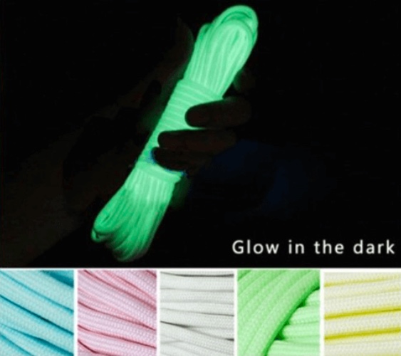 Blacklight Glow In The Dark Bondage Shibari UV Paracord Rope | Green