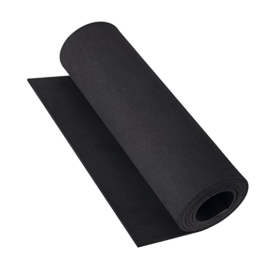 Black Foam Sheets Roll, Premium Cosplay EVA Foam Sheet，4mm Thick,59"x13.9",High Density 86kg/m3 for Cosplay Costume, Crafts, DIY Projects by MEARCOOH… - Black - Thickness-4mm