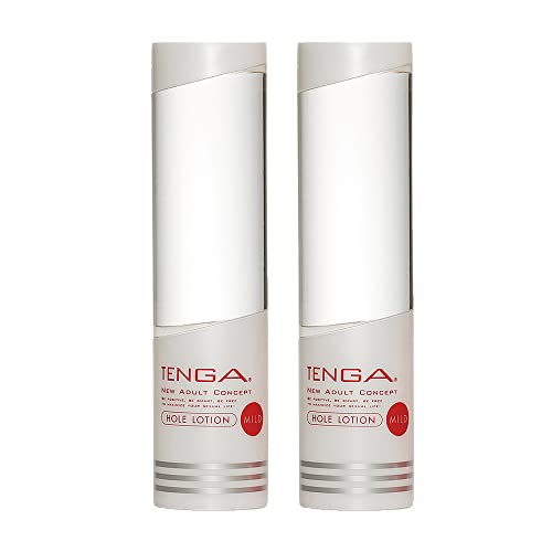 TENGA Mild Lotion 5.75 Fl Oz (2-Pack) - Hydrating & Moisturizing Skin Moisturizer, Adult, Made in Japan