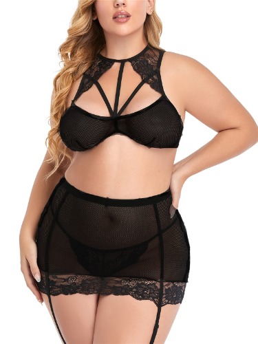 Plus Size Lingerie Set 