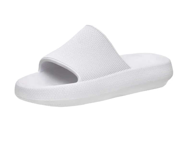 Comfy White Slides