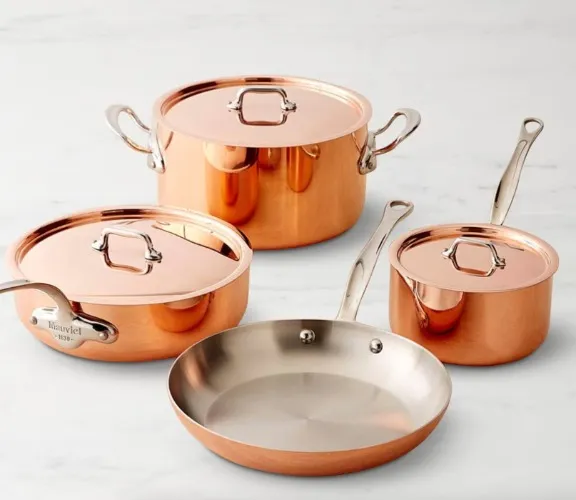 Mauviel Copper Cookware Set