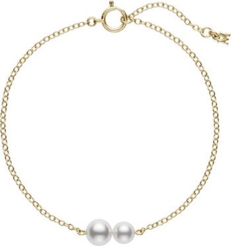 Cultured Pearl Station Bracelet