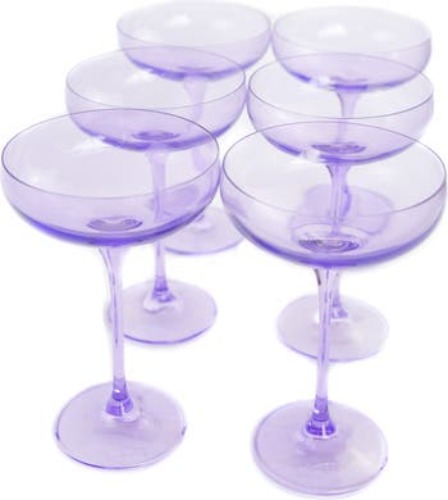 Estelle: Set of 6 Stem Coupes