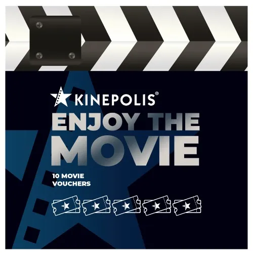 10 movie vouchers Kinepolis / Movie Card Kinepolis