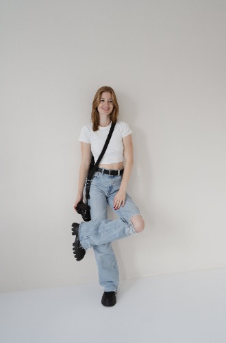 LOULEX crossbody strap | Black