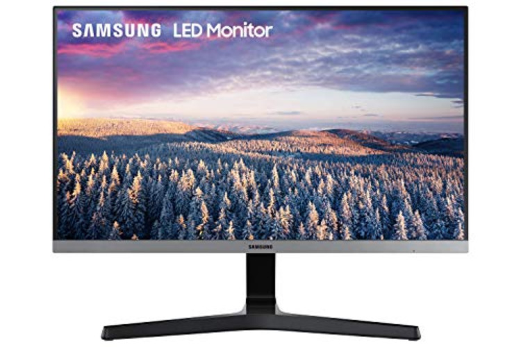 SAMSUNG SR35 Series 24-Inch FHD 1080p Computer Monitor, 75Hz, IPS Panel, HDMI, VGA (D-Sub), 3-Sided Border-Less, FreeSync (LS24R350FZNXZA) - 24-inch - Flat - VGA/HDMI/1-Yr Warranty