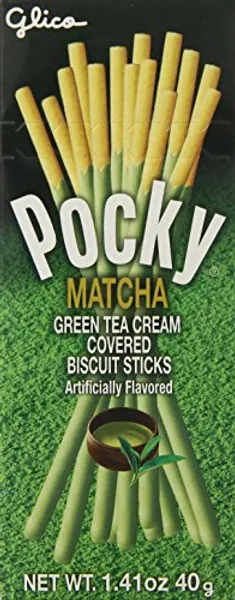 Pocky Matcha Green Tea Covered Biscuit Sticks, 1.41 oz