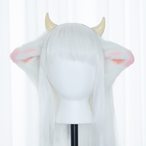 Cow Ears Headband - Pink