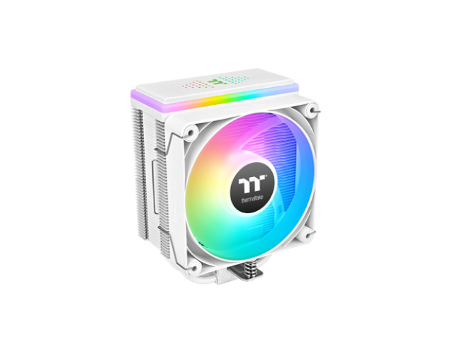 Thermaltake ASTRIA 400 ARGB CPU Cooler; 6 Copper Heat Pipes; 120mm PWM Fan; 500~1800RPM; Single Tower; Intel/AMD; 230W TDP; White; CL-P138-CA12SW-A