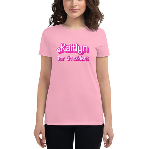 Women's short sleeve t-shirt - Kaitlyn For President