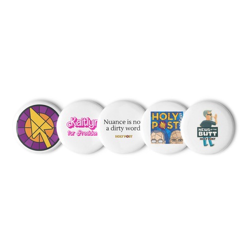 Set of pin buttons