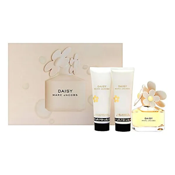 Marc Jacobs Daisy for Women 3-Piece Set (1.7 Oz Eau De Toilette Spray / 2.5 Oz Body Lotion/ 2.5 Oz Shower Gel)