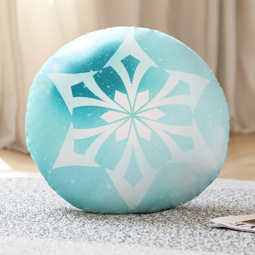 Genshin Impact Plush Cushion with Elements - Cryo