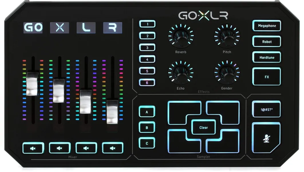 TC Helicon GoXLR-Mixer, Sampler, & Voice FX for Streamers - GoXLR