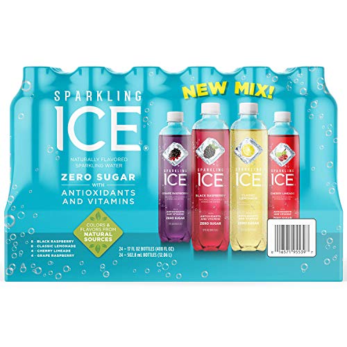 Sparkling Ice Naturally Mix Flavored Sparkling Water Zero Sugar 24/17 Fl Oz Net Wt 408 Fl Oz, 408 Fluid_Ounces