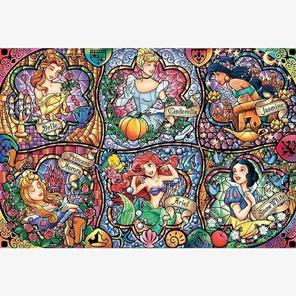 BETTER SELECTION DIY 5D Diamond Art Kit Full Drill Puzzle Style Princess Embroidery Cross Stitch DIY Art Craft Home Wall Decor (Diamond Art Tool Included) 14.57x21.65