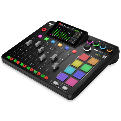 RØDE RØDECaster Pro II All-in-One Production Solution for Podcasting, Streaming, Music Production and Content Creation, Black - Production Studio