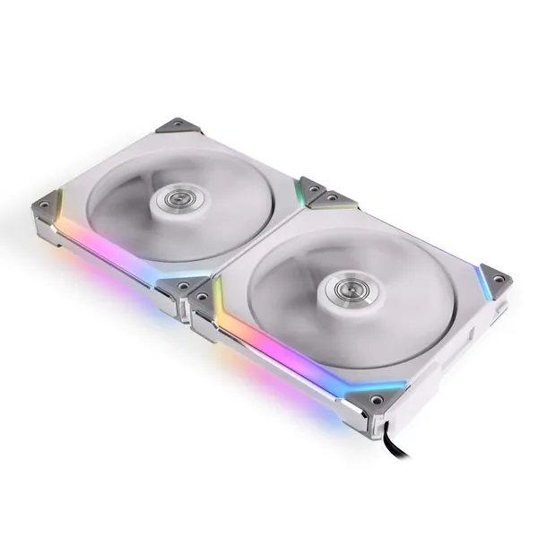 Lian-Li UNI FAN SL140 RGB PWM fans, Double Pack, white - 140 mm